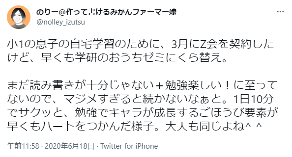 Z会の悪い口コミ 続かない「小学生にはまじめ過ぎる」